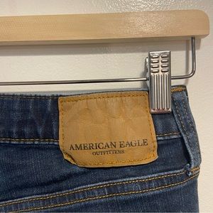 American Eagle AEO Slim Dark Wash Denim Blue Jeans Mens 28x28 (Inseam 30) *NOTE